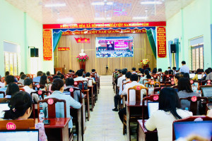 Đảng ủy xã Đồng Tâm tham dự hội nghị quán triệt Nghị quyết Đại hội Đảng bộ tỉnh Đồng Nai nhiệm kỳ 2025 – 2030