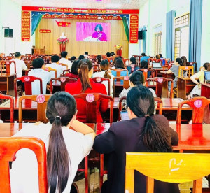 Đồng Tâm tham dự sinh hoạt chi bộ trực tuyến tháng 01/2026