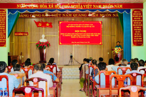 Đồng Tâm tổ chức hội nghị bình cử công dân nhập ngũ năm 2026