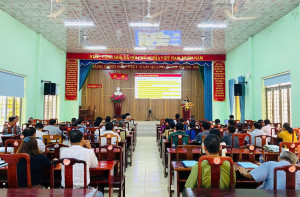 Xã Đồng Tâm tổ chức tuyên truyền pháp luật về bầu cử nhiệm...