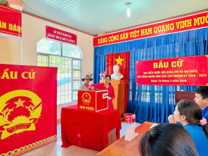 Đồng Tâm tưng bừng trong ngày hội toàn dân đi bầu cử