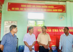 Xã Đồng Tâm tiếp và làm việc với Đoàn kiểm tra của Sở Dân tộc và Tôn giáo kiểm tra công tác chuẩn bị bầu cử