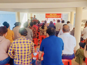 Xã Đồng Tâm tổ chức hội nghị tiếp xúc cử tri với người ứng cử đại biểu HĐND xã, nhiệm kỳ 2026-2031