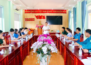 Đồng Tâm họp Ban Tuyển sinh Quân sự xã triển khai kế hoạch, nhiệm vụ tuyển sinh năm 2026