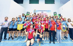 Trường Tiểu học và Trung học cơ sở Đồng Tâm đạt giải nhất môn bóng chuyền nữ trong khuôn khổ Đại hội Thể dục Thể thao xã Đồng Tâm lần thứ I năm 2026