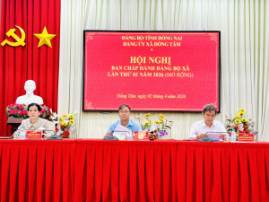 Đồng Tâm: Hội nghị Ban Chấp hành Đảng bộ xã lần thứ 02 (mở rộng).