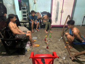 Công an xã Đồng Tâm phát hiện, bắt quả tang nhóm đối tượng tổ chức sử dụng trái phép chất ma túy