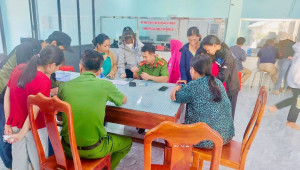 Công an xã Đồng Tâm phát huy vai trò nòng cốt trong thực hiện Đề án 06 của chính phủ