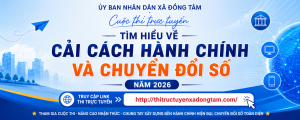 Link tham gia cuộc thi trực tuyến tìm hiểu về CCHC và CĐS 2026