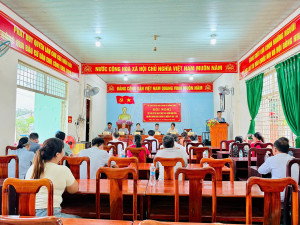 Xã Đồng Tâm: Lắng nghe ý kiến nhân dân, gắn tiếp xúc cử tri với giải quyết các vấn đề dân sinh