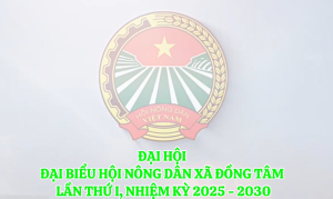 Đại hội đại biểu Hội Nông dân xã Đồng Tâm lần thứ I, nhiệm kỳ 2025-2030