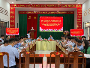 Ủy ban nhân dân phường Đồng Xoài tiếp và làm việc  với Đoàn công tác của Ủy ban nhân dân tỉnh Đồng Nai về tình hình tổ chức hoạt động của chính quyền cấp xã