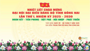 PHƯỜNG ĐỒNG XOÀI HƯỚNG VỀ ĐẠI HỘI ĐẠI BIỂU ĐẢNG BỘ TỈNH ĐỒNG NAI LẦN THỨ I, NHIỆM KỲ 2025 - 2030
