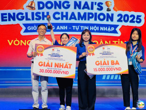 ĐOÀN VIÊN THANH NIÊN PHƯỜNG ĐỒNG XOÀI XUẤT SẮC TẠI VÒNG CHUNG KẾT CUỘC THI “DONG NAI’S ENGLISH CHAMPION NĂM 2025”