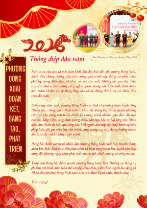 Đỏ Vàng Rực Rỡ Đơn Giản Thư Ngỏ Chúc Tết Nguyên Đán Việt Nam Tờ Rơi (5)