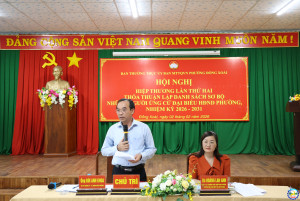 PHƯỜNG ĐỒNG XOÀI TỔ CHỨC HỘI NGHỊ HIỆP THƯƠNG LẦN THỨ HAI LẬP DANH SÁCH SƠ BỘ NGƯỜI ỨNG CỬ ĐẠI BIỂU HĐND PHƯỜNG KHÓA II, NHIỆM KỲ 2026 - 2031
