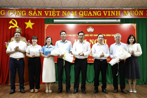 PHƯỜNG ĐỒNG XOÀI TỔ CHỨC HỘI NGHỊ ỦY BAN MTTQ VIỆT NAM LẦN THỨ 4, KIỆN TOÀN CÔNG TÁC NHÂN SỰ KHÓA I, NHIỆM KỲ 2025 - 2030