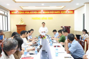 PHƯỜNG ĐỒNG XOÀI TRIỂN KHAI RÀ SOÁT CỬ TRI PHỤC VỤ BẦU CỬ ĐẠI BIỂU QUỐC HỘI KHÓA XVI VÀ HĐND CÁC CẤP NHIỆM KỲ 2026 - 2031