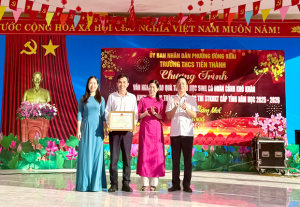 Trường THCS Tiến Thành tổ chức chuỗi hoạt động mừng Xuân Bính Ngọ 2026 trang trọng, ý nghĩa