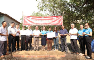 Khởi công xây dựng nhà Đại đoàn kết cho hộ khó khăn tại phường Đồng Xoài