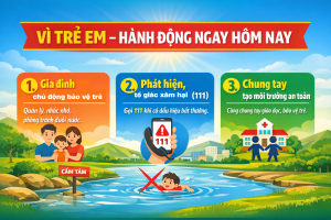PHƯỜNG ĐỒNG XOÀI KÊU GỌI TOÀN DÂN CHUNG TAY THỰC HIỆN TỐT CÔNG TÁC BẢO VỆ, CHĂM SÓC TRẺ EM