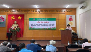 PHÒNG GIAO DỊCH NGÂN HÀNG CHÍNH SÁCH XÃ HỘI BÌNH PHƯỚC TỔ CHỨC TẬP HUẤN NGHIỆP VỤ DÀNH CHO BAN QUẢN LÝ TỔ TIẾT KIỆM VÀ VAY VỐN