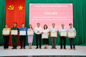 PHƯỜNG ĐỒNG XOÀI TỔNG KẾT CÔNG TÁC TUYỂN CHỌN, GỌI CÔNG DÂN...