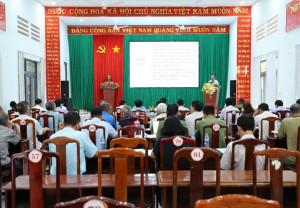 ĐỒNG XOÀI TỔ CHỨC HỘI NGHỊ TẬP HUẤN NGHIỆP VỤ XÂY DỰNG VĂN BẢN QUY PHẠM PHÁP LUẬT VÀ XỬ LÝ VI PHẠM HÀNH CHÍNH NĂM 2026