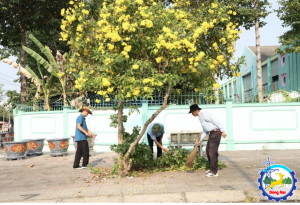 Phường Đồng Xoài: Lan tỏa “Ngày Chủ nhật xanh” tại Khu phố...