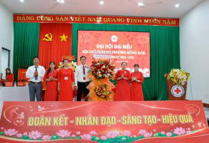 Phường Đồng Xoài tổ chức Đại hội đại biểu Hội Chữ thập đỏ lần thứ I, nhiệm kỳ 2026 - 2031