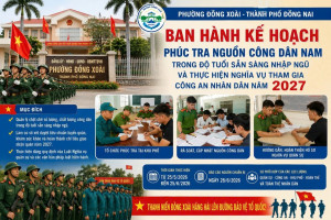“Rà từng nguồn, chắc từng người” - Đồng Xoài  chủ động chuẩn bị công tác tuyển quân năm 2027