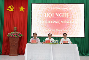 Hội nghị Ban Chấp hành Đảng bộ phường tập trung cho ý kiến nhiều nội dung quan trọng trong giai đoạn mới