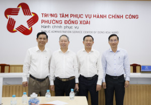 Đảng ủy phường Đồng Xoài tiếp và làm việc với Đoàn công tác Vụ Địa phương III, Ban Tổ chức Trung ương