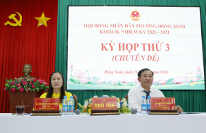 HĐND phường Đồng Xoài tổ chức Kỳ họp thứ 3 (chuyên đề), thông qua Nghị quyết thành lập, tổ chức lại các khu phố trên địa bàn