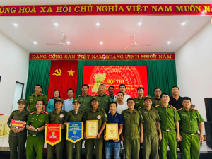 Phường Đồng Xoài: tổ chức thành công Hội thi lực lượng bảo vệ ANTT ở cơ sở giỏi năm 2026 - Cụm thi số 03