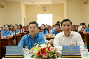 Công đoàn phường Đồng Xoài sơ kết hoạt động 6 tháng đầu năm 2026 và đối thoại với công đoàn cơ sở doanh nghiệp