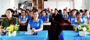 Hội LHPN phường Đồng Xoài: Tập huấn kỹ năng hỗ trợ pháp lý, tâm lý cho cán bộ, hội viên