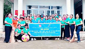 Hội LHPN phường Đồng Xoài: Sôi nổi ra quân tổng vệ sinh môi...