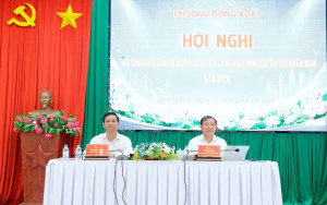 Phường Đồng Xoài tổ chức Hội nghị đối thoại giữa người đứng...