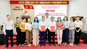 Phường Đồng Xoài tổ chức Hội nghị bàn giao chức năng, nhiệm...