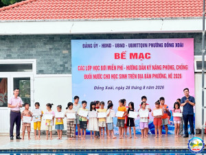 Phường Đồng Xoài bế mạc Chương trình Bơi an toàn phòng,...