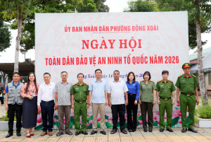 Phường Đồng Xoài sôi nổi Ngày hội toàn dân bảo vệ an ninh Tổ...