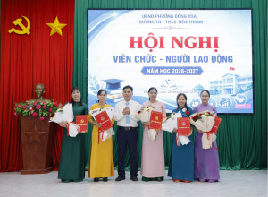Trường Tiểu học và THCS Tiến Thành: Chung một mái trường,...