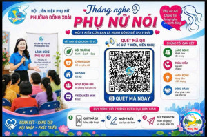 Hội Liên hiệp Phụ nữ phường Đồng Xoài triển khai mã QR...