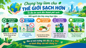 Phường Đồng Xoài hưởng ứng Chiến dịch làm cho thế giới sạch hơn năm 2026