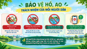 Đồng Xoài tăng cường bảo vệ hồ, ao, không để san lấp trái phép