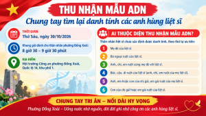 Phường Đồng Xoài triển khai thu nhận mẫu ADN thân nhân liệt...