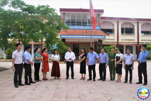 Lãnh đạo phường Đồng Xoài kiểm tra công tác chuẩn bị năm học mới tại các trường học trên địa bàn