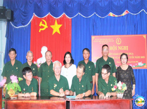 Hội CCB phường Đồng Xoài tổ chức tọa đàm, ký kết giao ước thi đua chào mừng kỷ niệm 80 năm Quốc khánh 2/9