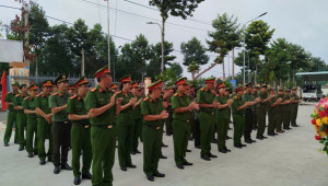 Công an phường Đồng Xoài ra quân cao điểm tấn công, trấn áp tội phạm, bảo đảm an ninh trật tự